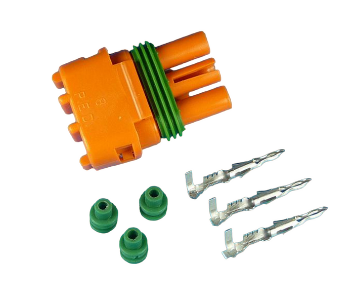 2 / 3 BAR MAP SENSOR 3 PIN CON ORANGE