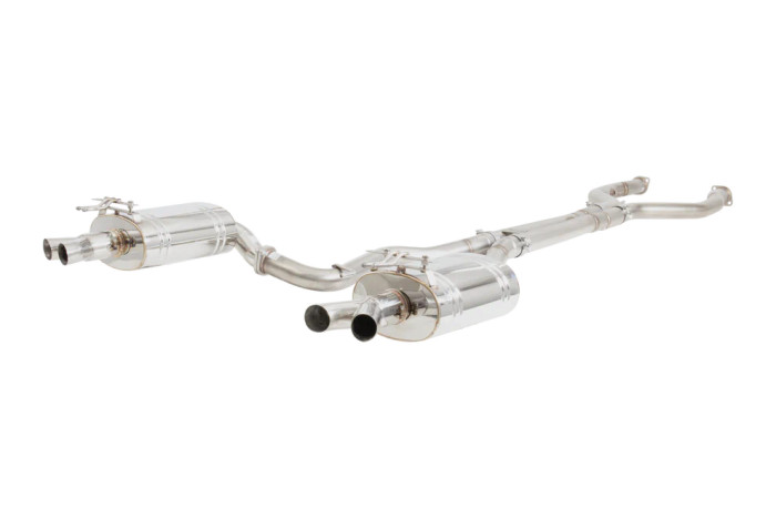 HSV VF Sedan Straight Pipe Center Twin 3Inch 304 SS Cat Back