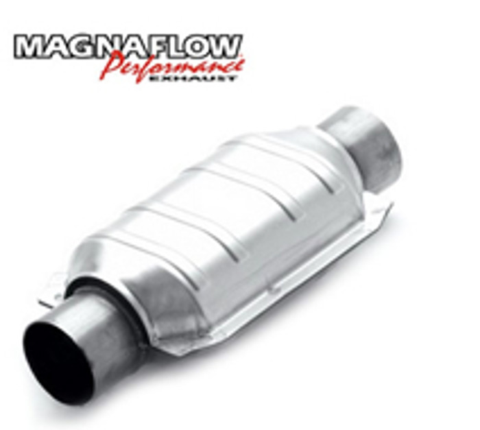 Magnaflow ceramic core stainless body oval shape with heat shields