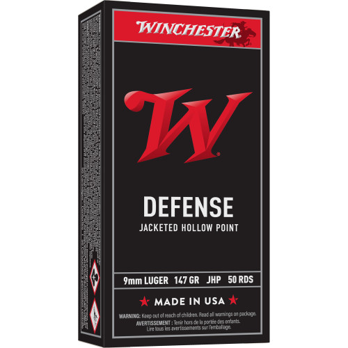 WIN USA 9MM 147GR JHP 50 Rounds