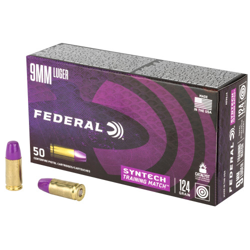 FED AE 9MM 124GR TRN MTCH TSJ 50 Rounds