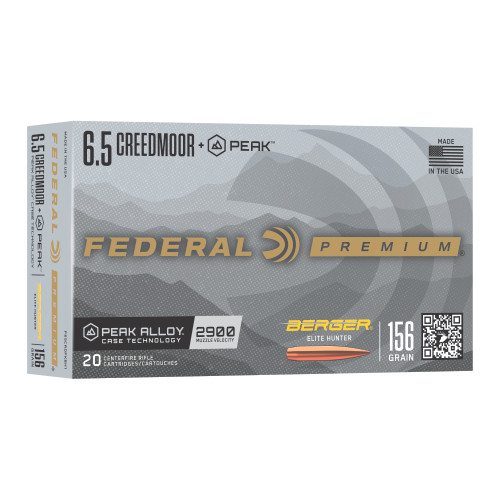 FED ELT HNTR PEAK 6.5CM 156GR 20 Rounds