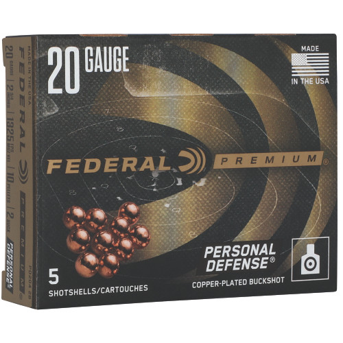 FED PRM FL CTRL 20GA 2.75 2BK 5 Rounds