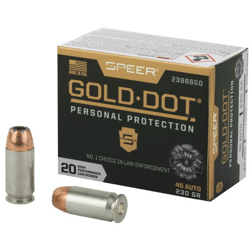 SPR GOLD DOT 45ACP 230GR HP 20 Rounds