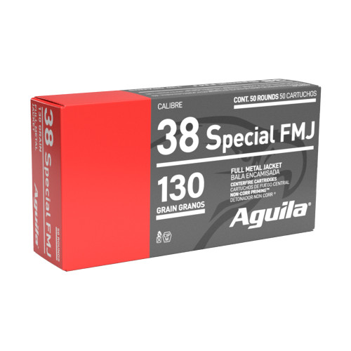 AGUILA 38SPL 130GR FMJ 50 Rounds