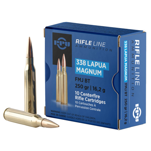 PPU .338 LAPUA MAG 250GR HPBT 10 Rounds