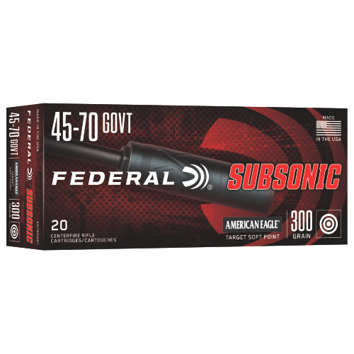 FED SUBSO 45-70GOVT 300GR TSP 20 Rounds