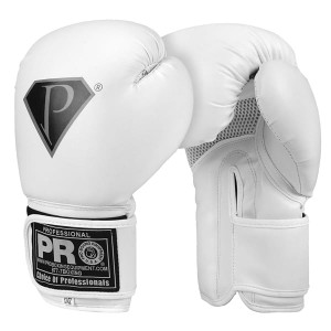 PRO Deluxe Boxing Gloves Super White PRO Deluxe Boxing Gloves Super White