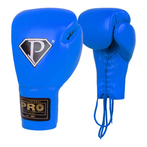 Professional blue Lace UP Pro Boxing Gloves Professional blue Lace UP Pro Boxing Gloves