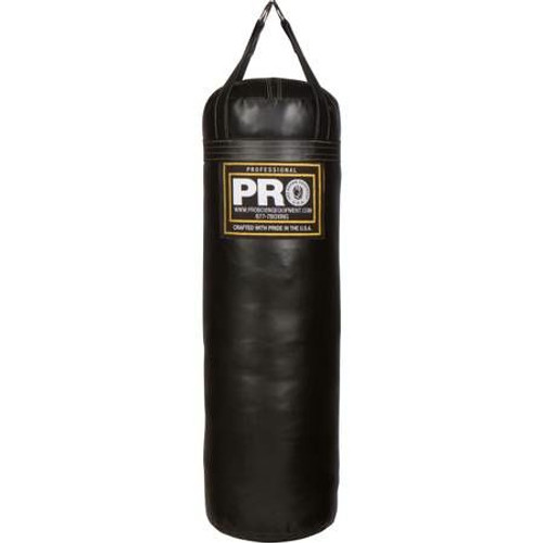 PRO Boxing Equipment Products, MADE IN USA ! All PRO Boxing Heavy Bags come with FREE Lifetime Warranty ! PRO BOXING HEAVY BAGS are 100 % MADE IN USA designed for institutional and gym use. Manufactured with long lasting shell and lining.Recommended for Boxing, MMA, or any Martial arts related sport. The bags are packed with a PRO firm, yet giving feel. Professionally stuffed with a high-density shredded material that packs better and settles less than traditional bag stuffing. High quality seat belt nylon straps for D-ring support. ALL Heavy Bags under triple stitched and have, and have built in straps. Bags 200 pounds and up are quadruple stitched, double lined, and have heavy duty USA MADE D-rings, for added durability. Each bag comes complete with a LIFETIME Warranty.