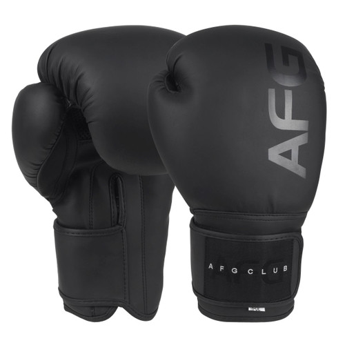 FG Boxing Gloves Matte Black Available in youth sizes and adult sizes.