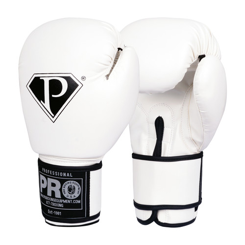 The most comfortable boxing gloves with the best Velcro closure, extra padding on the knuckles, designers quality you can feel. PRO Boxing Gloves Alpine White are the most durable training gloves ever made. Triple stitched, Triple layered memory foam, and quality artificial leather. Available in all different color combinations and sizes for youth and adult.