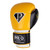 PRO GEL BOXING GLOVES YELLOW-BLACK-WHITE LEATHER