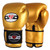 PRO USA Professional Hook-N-Loop Boxing Gloves Leather -Gold Great Traditional Professional Mexican design with multi-layer padding for optimal shock absorption. An added memory foam layer delivers superior coverage. Selected from the finest leathers to offer an incredibly gifted training glove. Satin nylon hard compartment liner delivers a special feel to the athlete, while alleviating water absorption into the gloves. Extra wide leather wrap around wrist strap with Hook-N-Loop closure for a firm, supportive fit. Ideal for bag workouts and sparring.