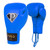 Professional blue Lace UP Pro Boxing Gloves