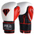 PRO GEL BOXING GLOVES WHITE-BLACK-RED LEATHER