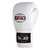 PRO USA Professional Hook-N-Loop Boxing Gloves Leather -White Great Traditional Professional Mexican design with multi-layer padding for optimal shock absorption. An added memory foam layer delivers superior coverage. Selected from the finest leathers to offer an incredibly gifted training glove. Satin nylon hard compartment liner delivers a special feel to the athlete, while alleviating water absorption into the gloves. Extra wide leather wrap around wrist strap with Hook-N-Loop closure for a firm, supportive fit. Ideal for bag workouts and sparring.