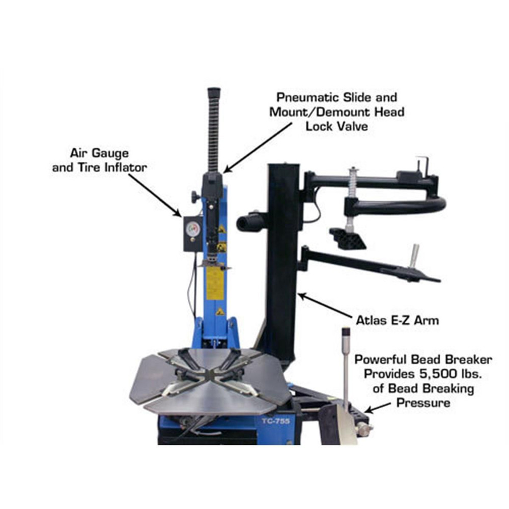 Atlas TC755 Tire Changer w/EZ Arm Atlas TC755 Tire Changer w/EZ Arm