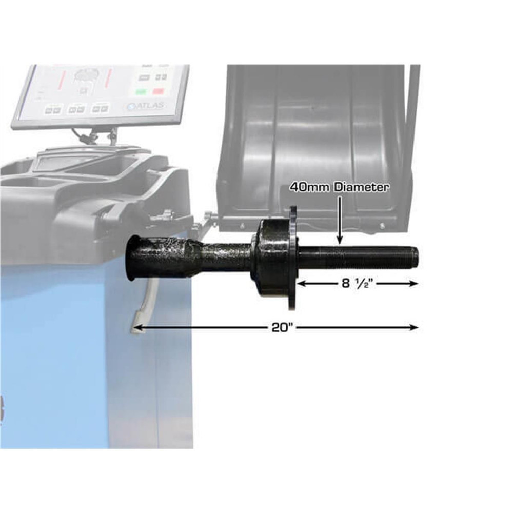 Atlas TC755EZ Rim Clamp Tire Changer + WB49-2-PRO Wheel Balancer Combo Package