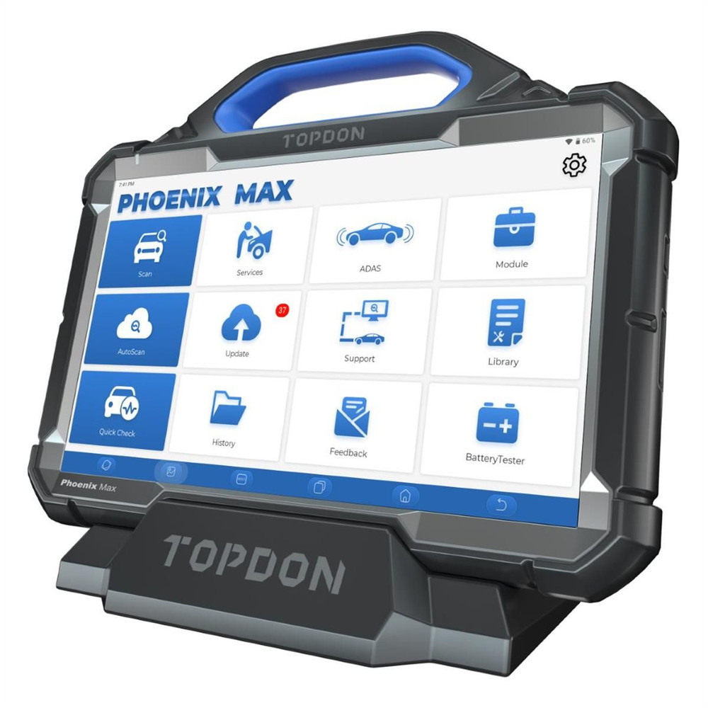 Topdon Phoenix Max - 13.3" OE-Level Scan Tool, Docking Station, Cloud-Based Programming