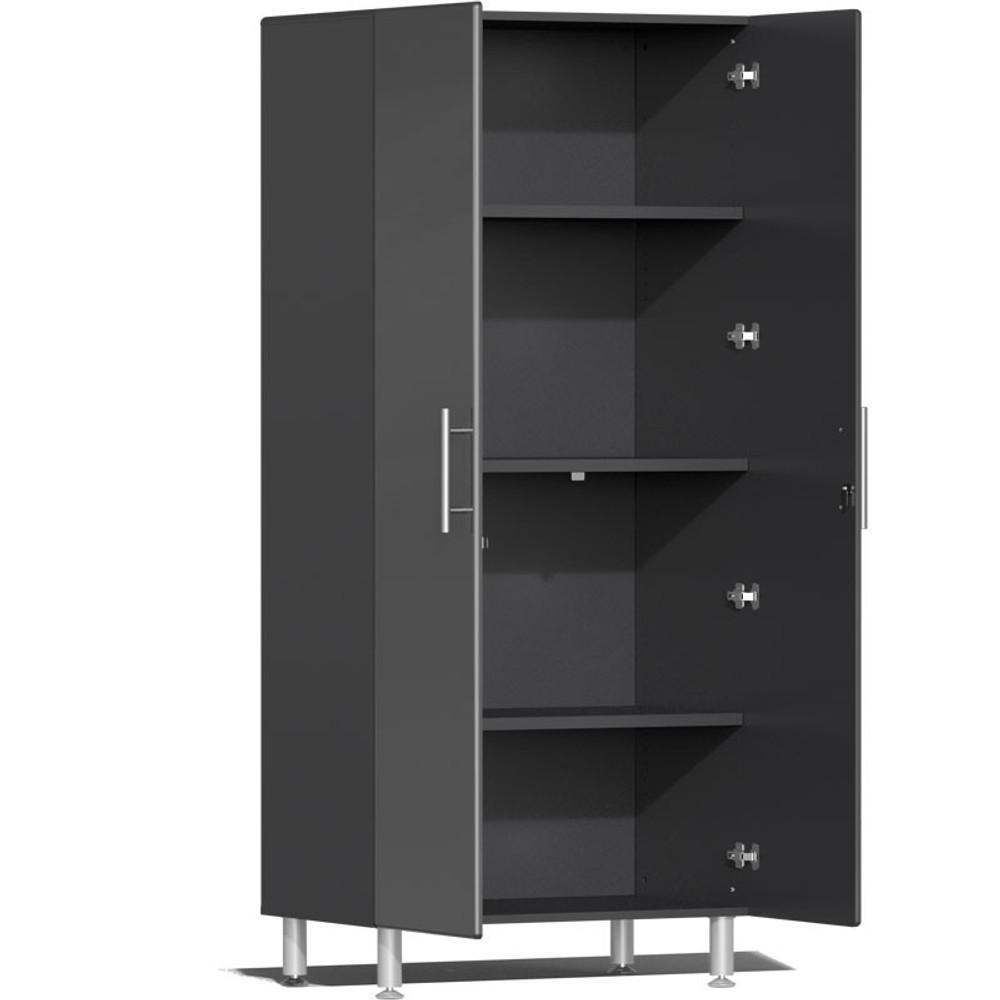Ulti-MATE Garage 2.0 Series Grey Metallic 10-Piece Set with Dual Workstation Ulti-MATE Garage 2.0 Series Grey Metallic 10-Piece Set with Dual Workstation