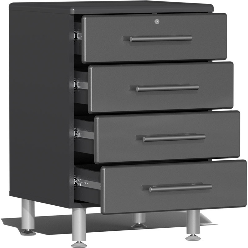 Ulti-MATE Garage 2.0 Series Grey Metallic 10-Piece Set with Dual Workstation Ulti-MATE Garage 2.0 Series Grey Metallic 10-Piece Set with Dual Workstation