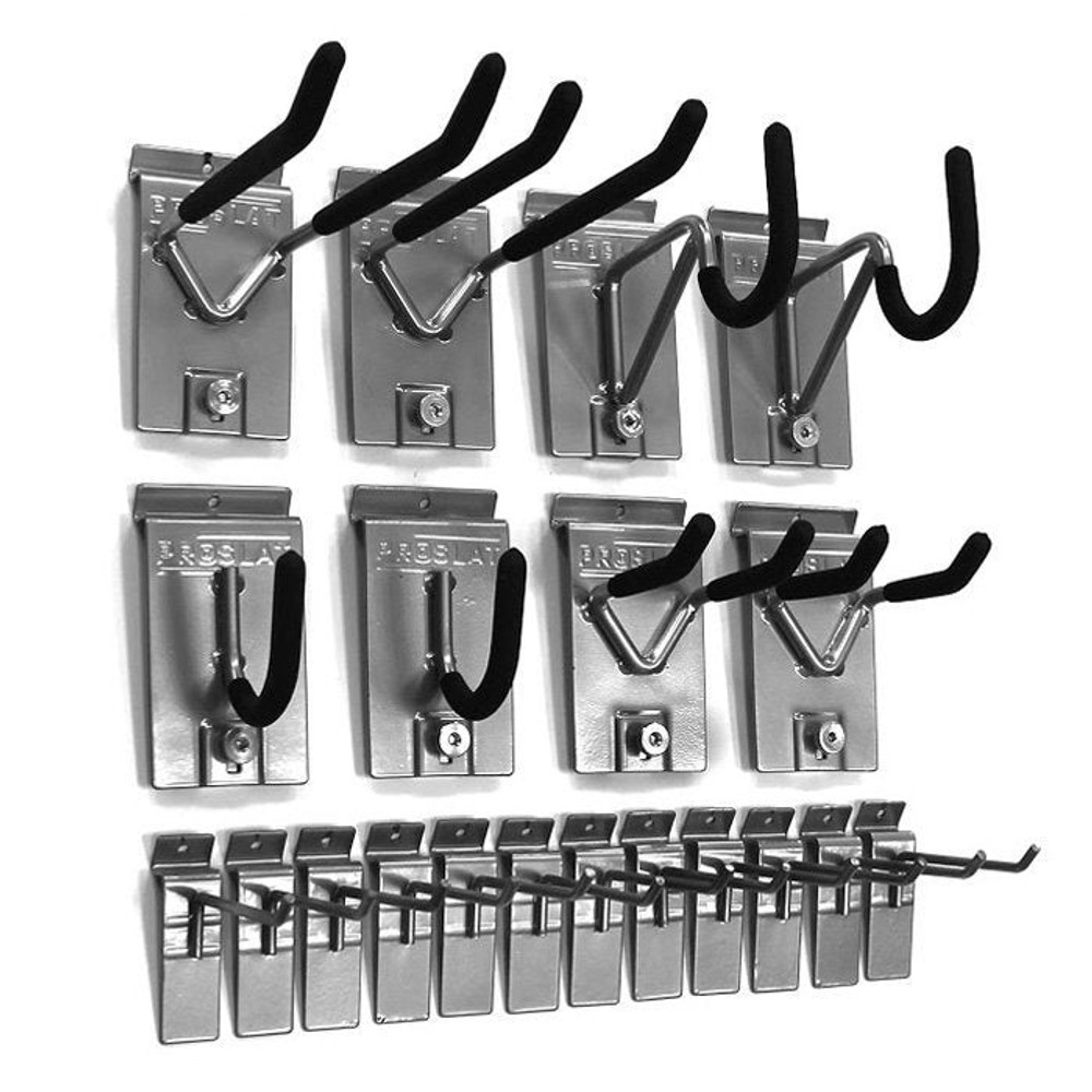 Proslat PVC Slatwall Standard Bundle - Charcoal Proslat PVC Slatwall Standard Bundle - Charcoal