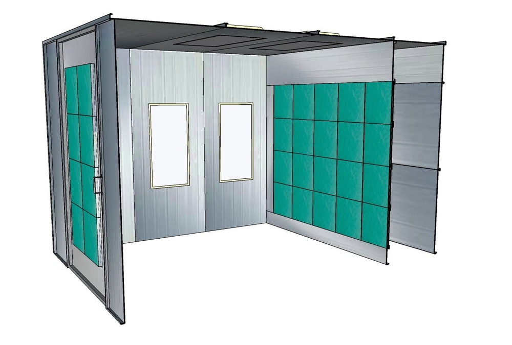 Tuxedo PBFB10914 Finishing Paint Booth - Made in USA Tuxedo PBFB10914 Finishing Paint Booth - Made in USA