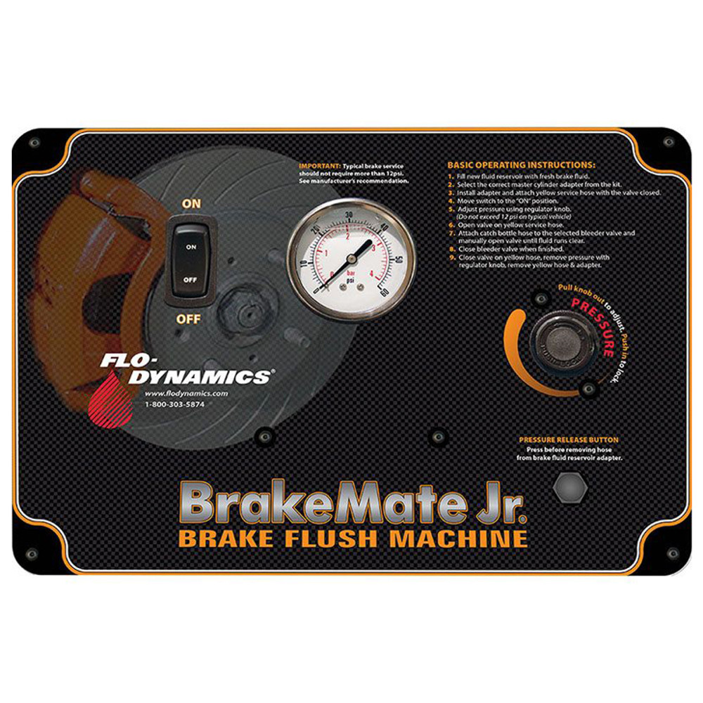 Flo-Dynamics BrakeMate Jr. Brake Flush Machine w/Adapters Flo-Dynamics BrakeMate Jr. Brake Flush Machine w/Adapters