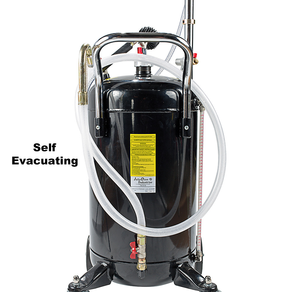 JohnDow JDI-20COMBO 20-Gallon Combination Fluid Evacuator & Oil Drain JohnDow JDI-20COMBO 20-Gallon Combination Fluid Evacuator & Oil Drain