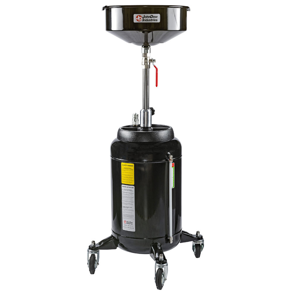JohnDow JDI-16DC-E 16-Gallon Portable Oil Drain JohnDow JDI-16DC-E 16-Gallon Portable Oil Drain