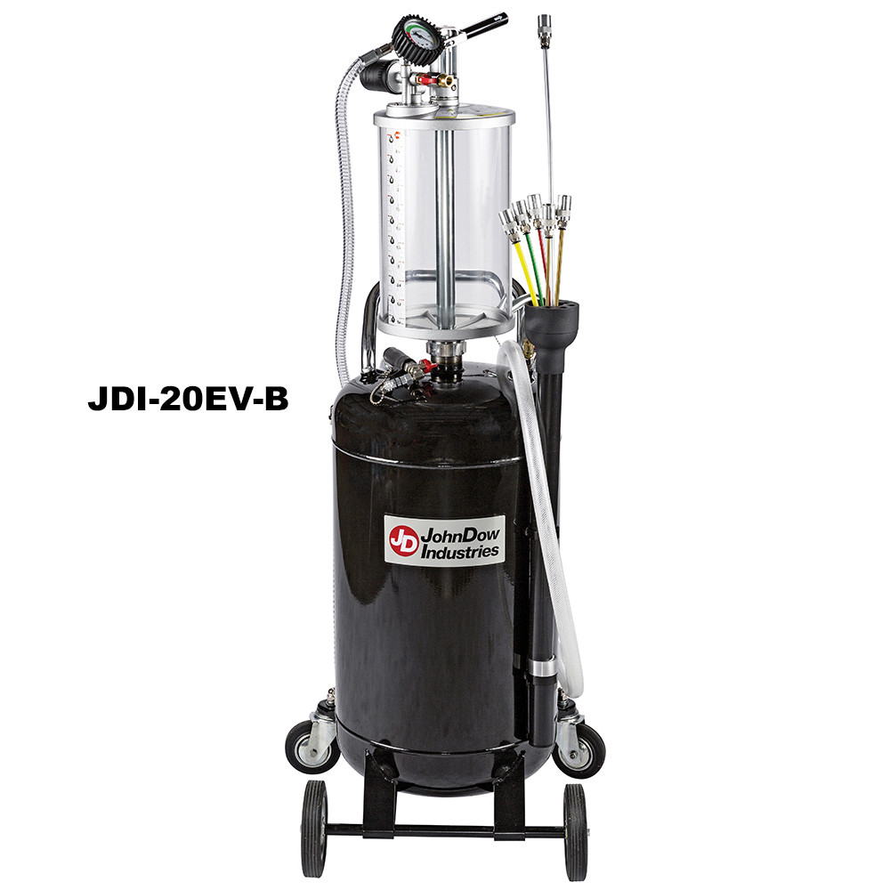 JohnDow JDI-20EV-B 20-Gallon Fluid Evacuator with Transparent Bowl JohnDow JDI-20EV-B 20-Gallon Fluid Evacuator with Transparent Bowl