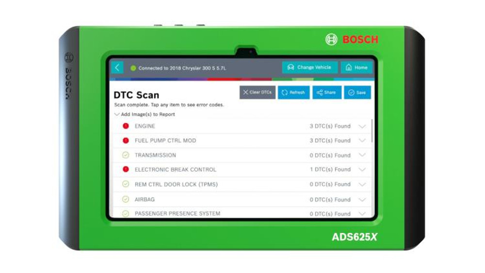 Bosch ADS 625X Diagnostic Scan Tool Bosch ADS 625X Diagnostic Scan Tool