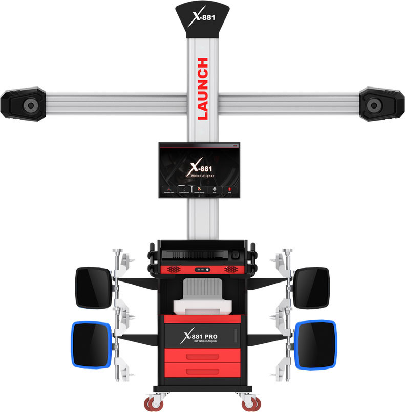 Launch Tech USA X-881 PRO Professional Mobile 3D Wheel Aligner