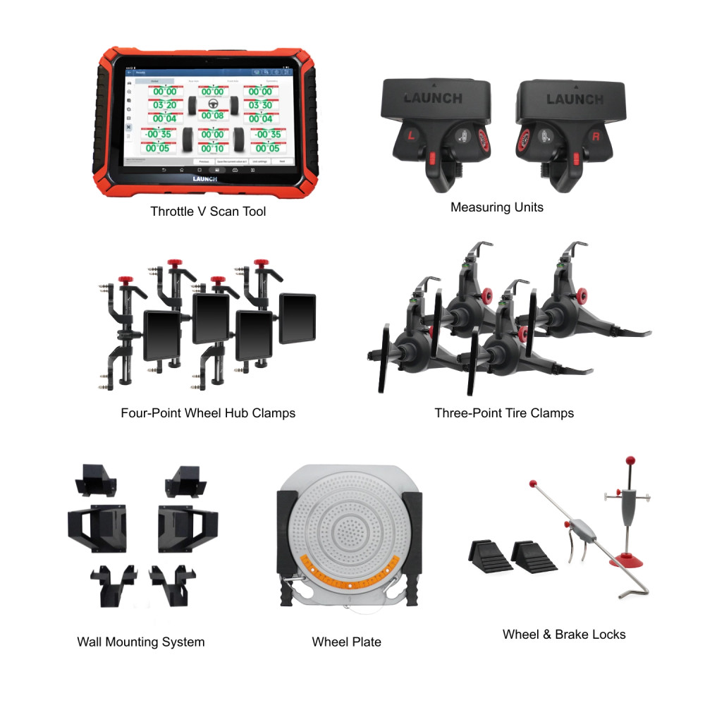 Launch Tech USA X-613 Mobile Wheel Aligner