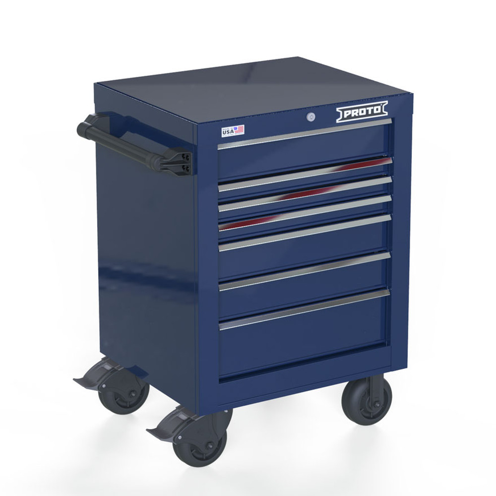 Proto Velocity 27" 7-Drawer Single Bank Roller Cabinet - Blue