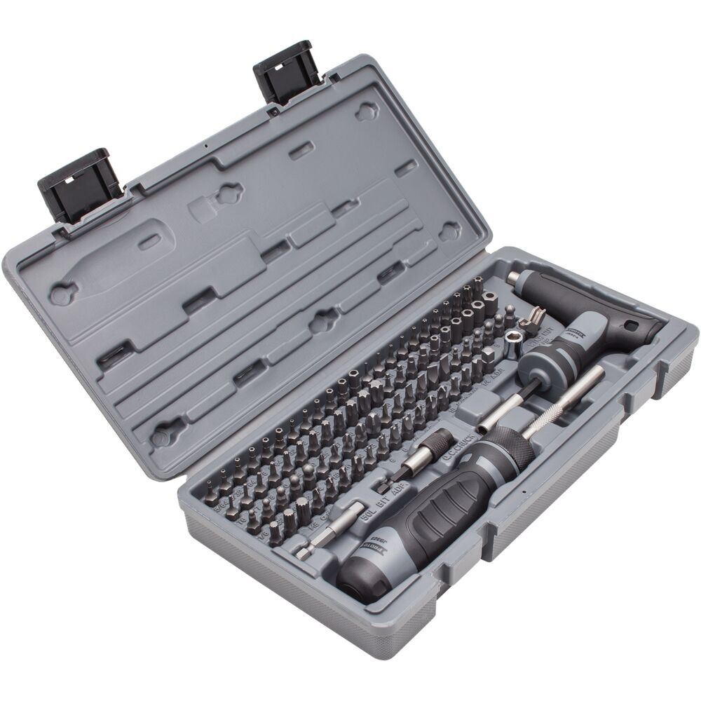 Proto 91 Piece Multibit Set with Ratcheting Screwdriver and T-Handle Proto 91 Piece Multibit Set with Ratcheting Screwdriver and T-Handle
