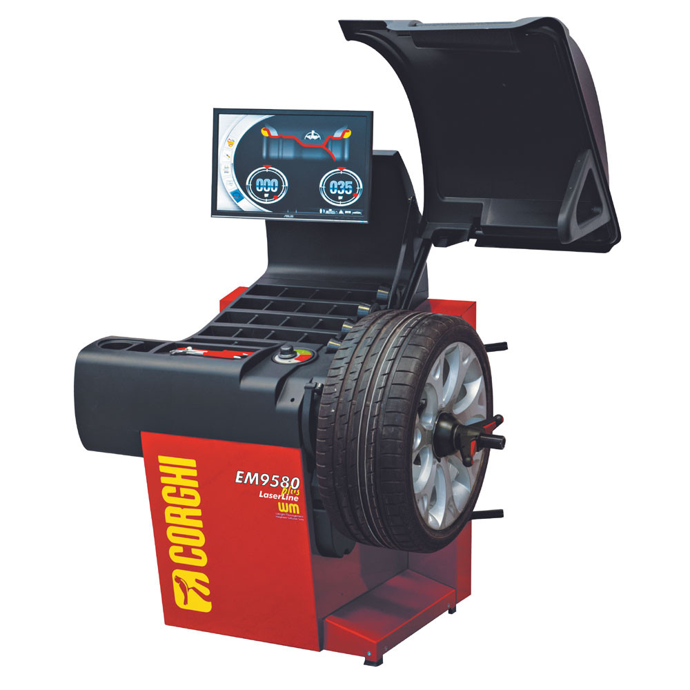 Corghi EM9580 Plus LaserLine Touchscreen Wheel Balancer