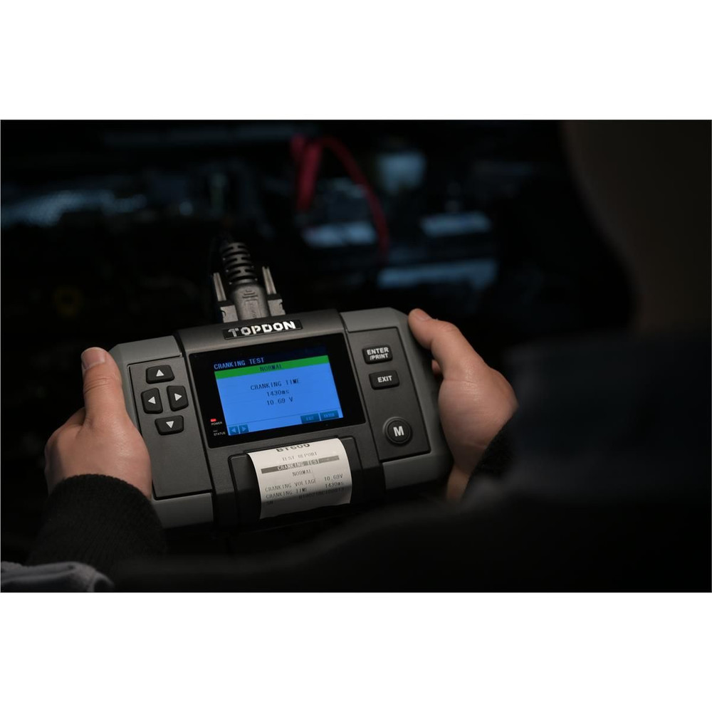 Topdon BT600 - 12V Battery & 12V/24V System Tester w/Built-in Printer Topdon BT600 - 12V Battery & 12V/24V System Tester w/Built-in Printer