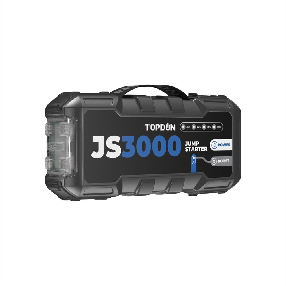 Topdon JumpSurge3000 - 3000A 12V Battery Jumpstarter, Power Bank, and Flashlight