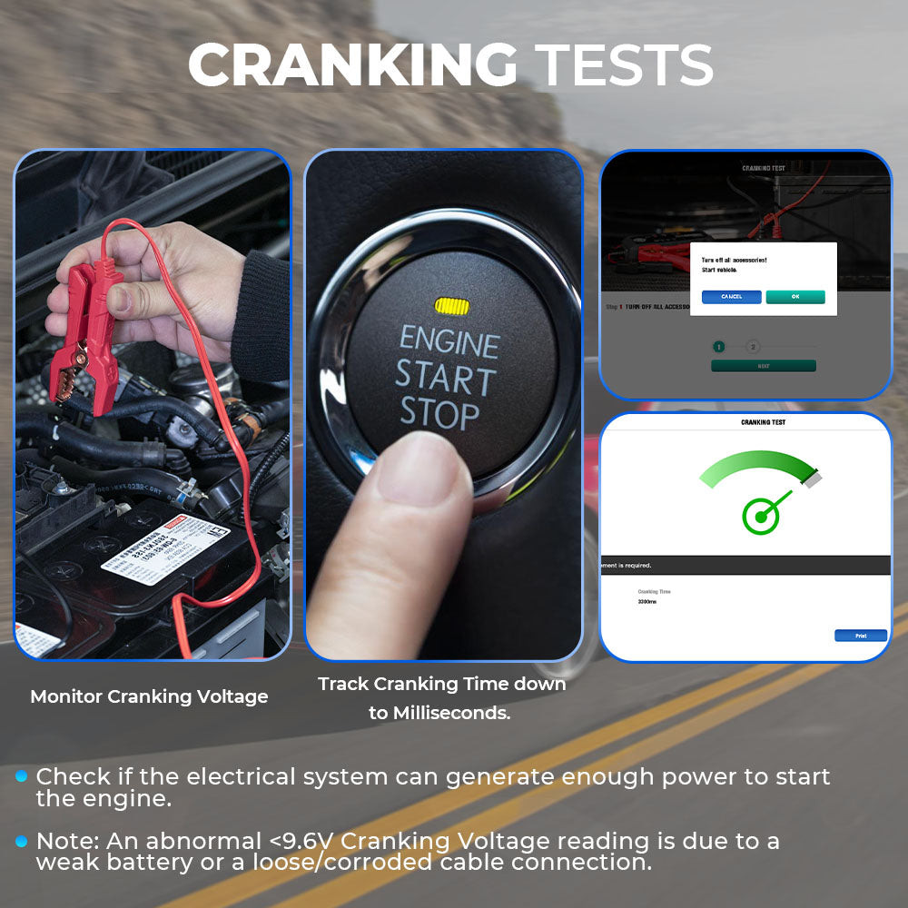 Topdon BTMobile ProS - 12V Battey & System Tester Compatible w/Phoenix Line