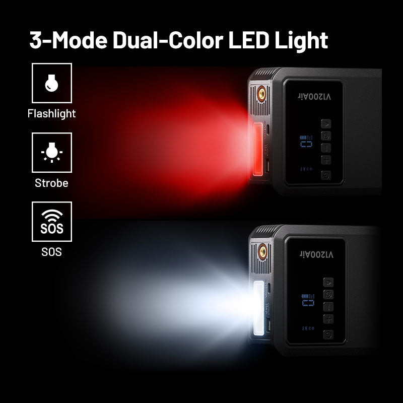 Topdon 2-in-1 1200 Peak Amp Jump Starter and Tire Inflator