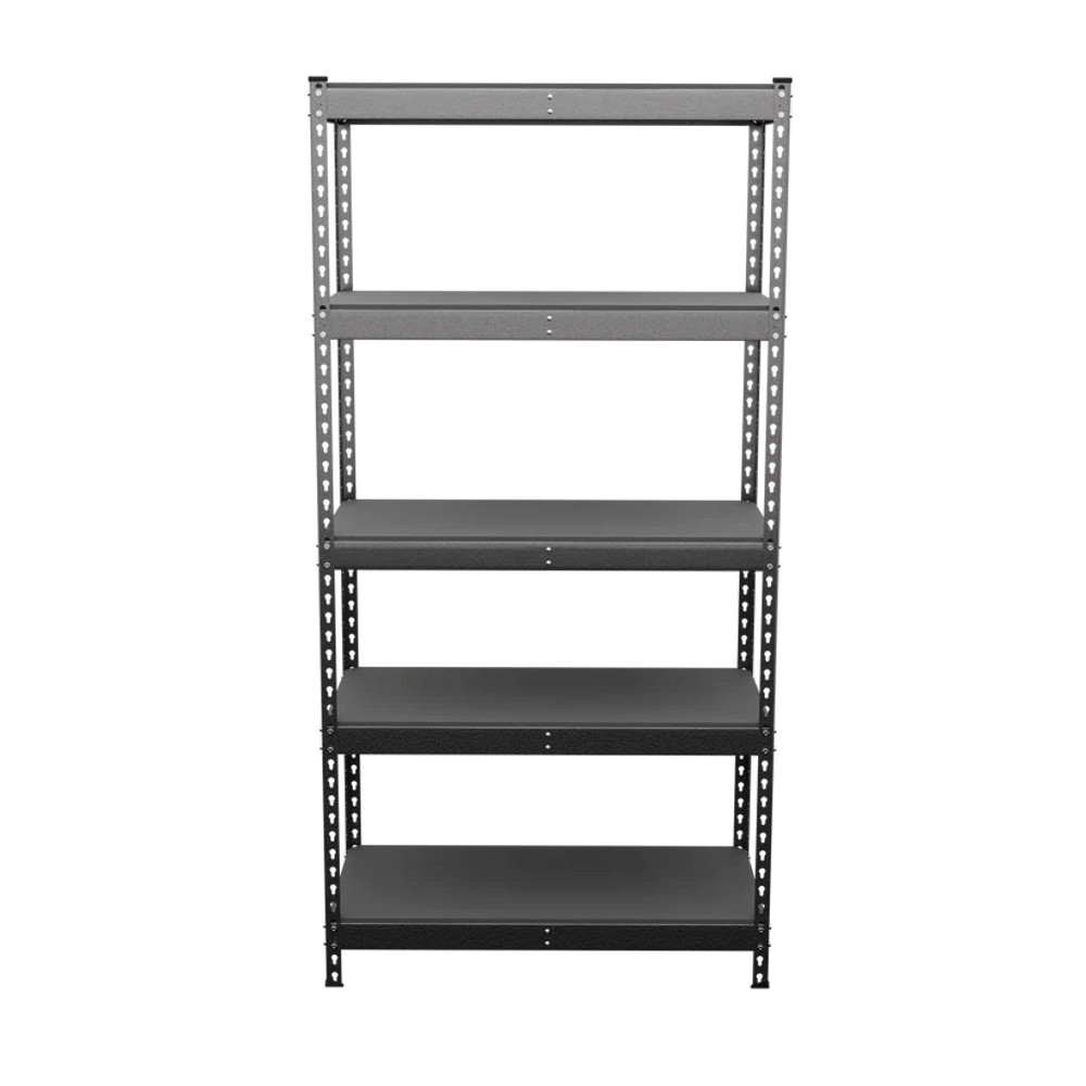 SafeRacks 18" x 36" x 72" Modular Garage Shelving - Hammertone