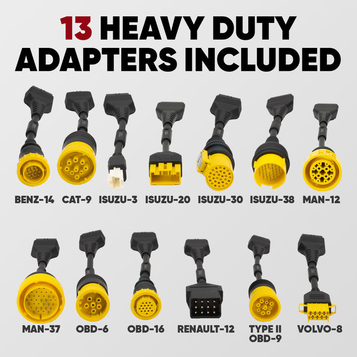 ThinkCar Platinum HD - Vehicle Diagnostic OBD2 Scanner Tool for Passenger & Commercial Heavy Duty Vehicles