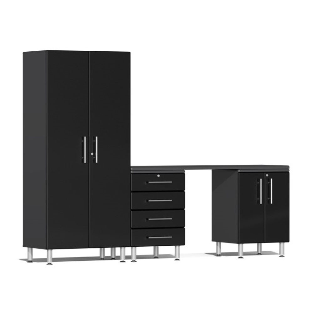 Ulti-MATE Garage 2.0 Series Black Metallic 4 Piece Kit