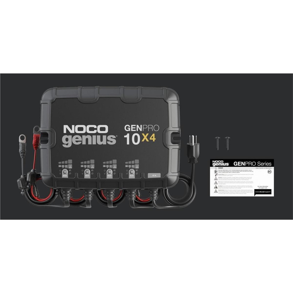 NOCO GENPRO10X4 12V 4-Bank, 40-Amp On-Board Battery Charger