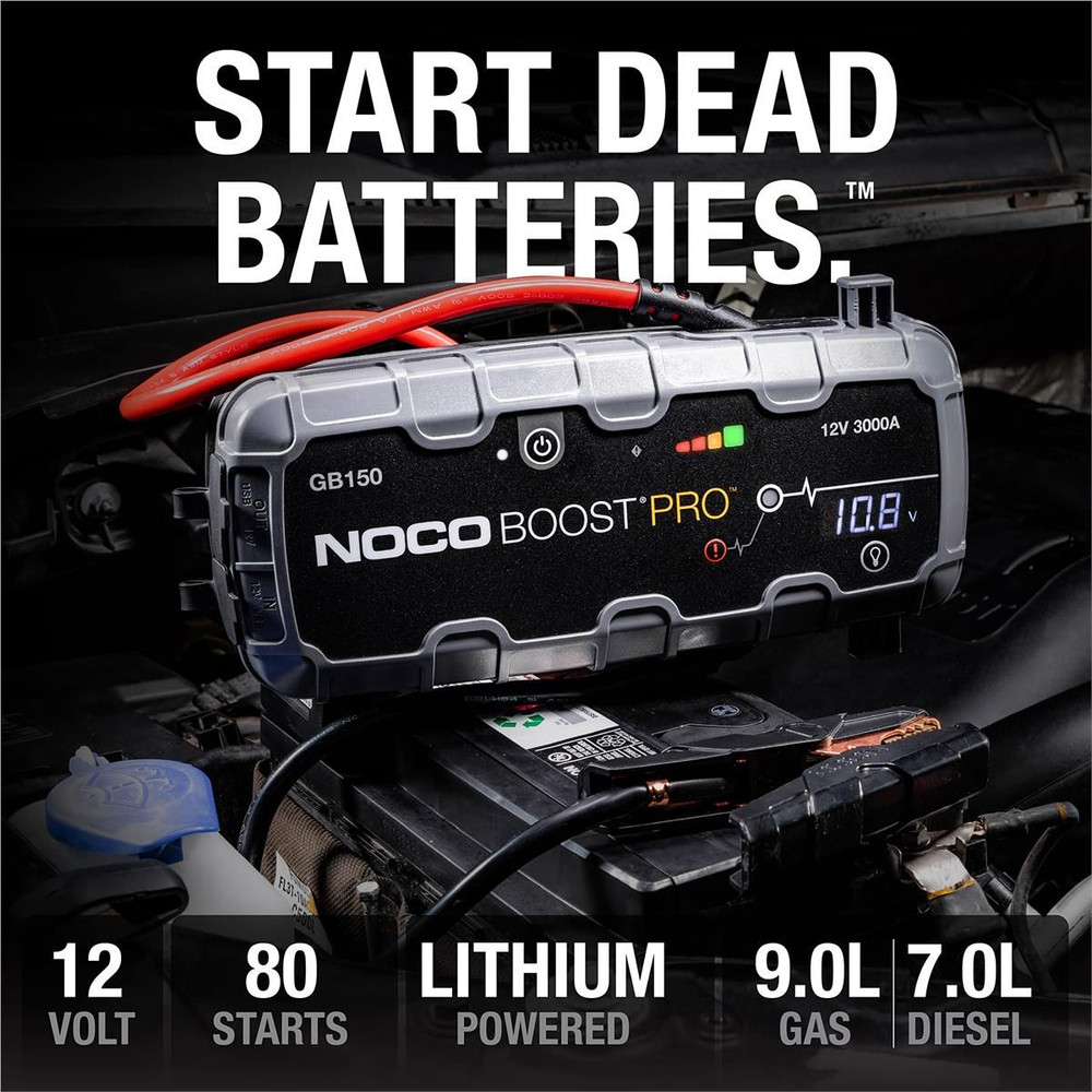 NOCO GB150 Boost PRO 3000 Amp UltraSafe Lithium Jump Starter