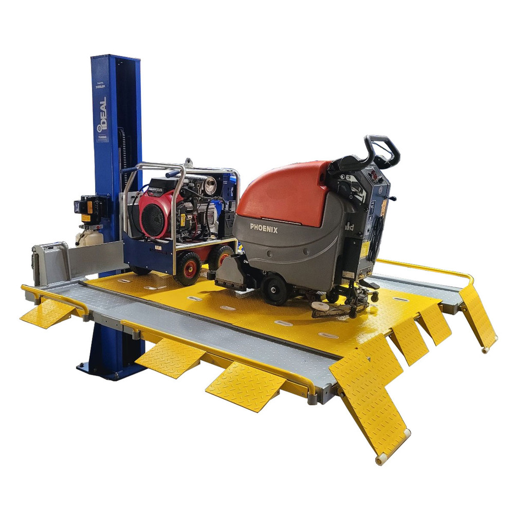 iDEAL UTV Lift Deck Plate Storage Platform with Equipment