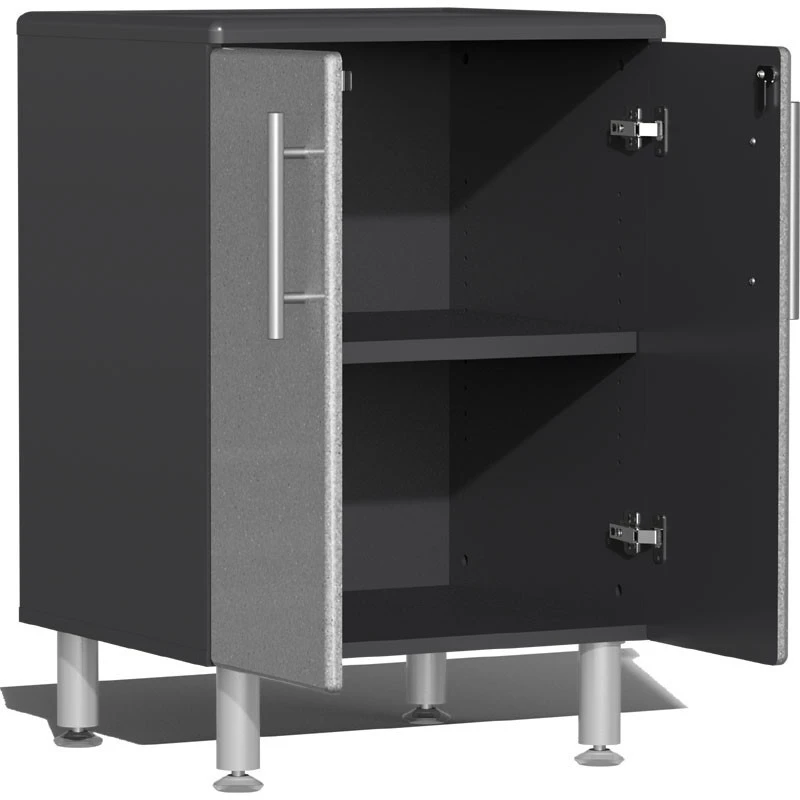 Ulti-MATE Garage 2.0 Series Silver Metallic 7 Piece Kit with Bamboo Top