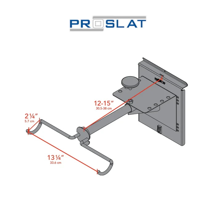 Proslat Stealth Horizontal Bike Hook